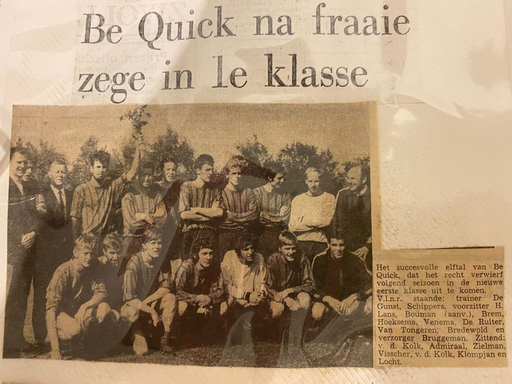 Promotie Be Quick 1970 Brem