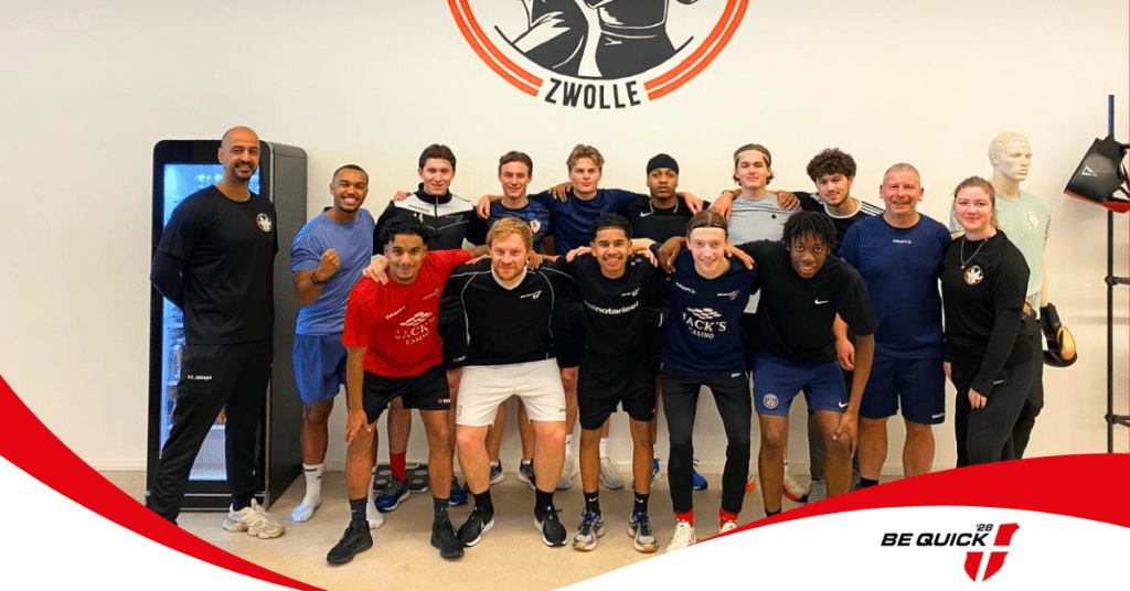 Het 2e Elftal van Be Quick '28 in de Ring bij “Boxing Club Zwolle